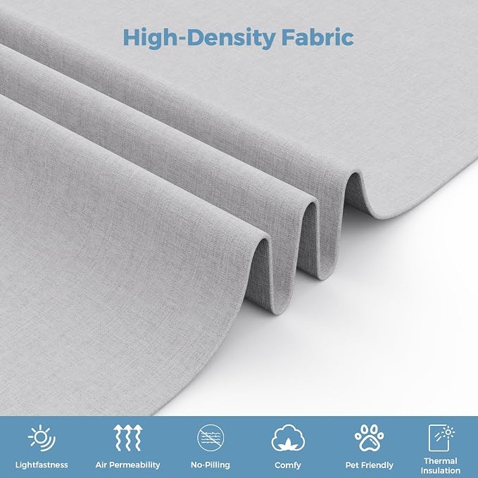 MORDEER 70.8" W x 63" H Freestanding Partition Room Dividers, Acoustic Panels - Image 3