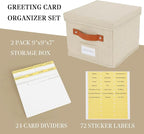 TARSUKA Greeting Card Organizer - Image 3