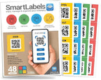 Smart Labels QR Code Stickers Pack of 48 Made in USA - Image 8