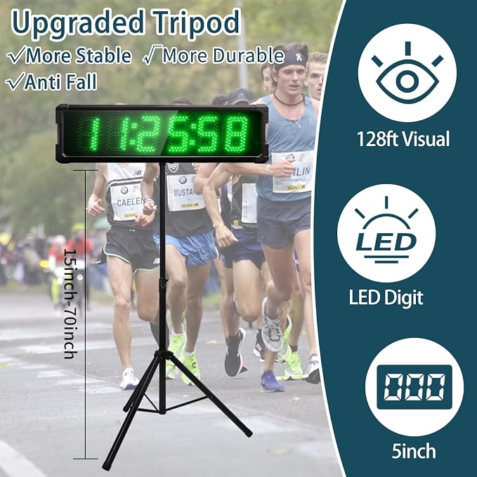Large LED Display Digital Race Timer - Image 3