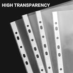 Sheet Protectors, HERKKA 400Pack Heavy Duty Page Protectors Holds 8.5 x 11 inch - Image 3