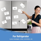 HOMiDEK Reusable Magnetic Sticky Notes, Dry Erase Magnets Magnetic Labels - Image 4