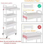 Calmootey 4-Tier Rolling Utility Cart - Image 6