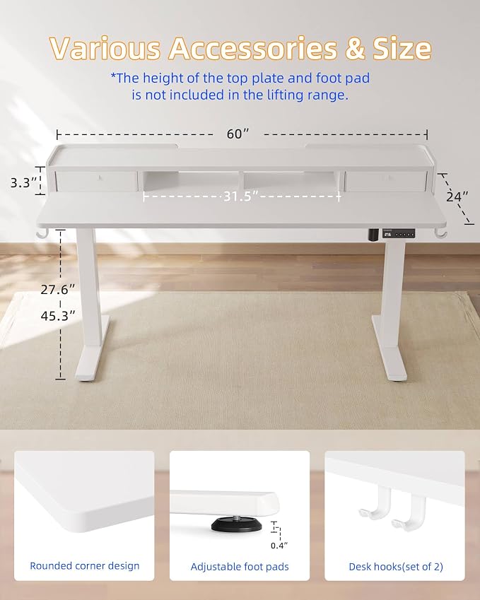 YIHAYO Electric Standing Desk - Image 3