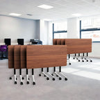 Goakwwuz Conference Room Table, Folding Conference Tables, Thicken Grey Tabletop by Goakwwuz
