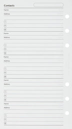 FILOFAX Name/Address/Telephone Refill - Image 2