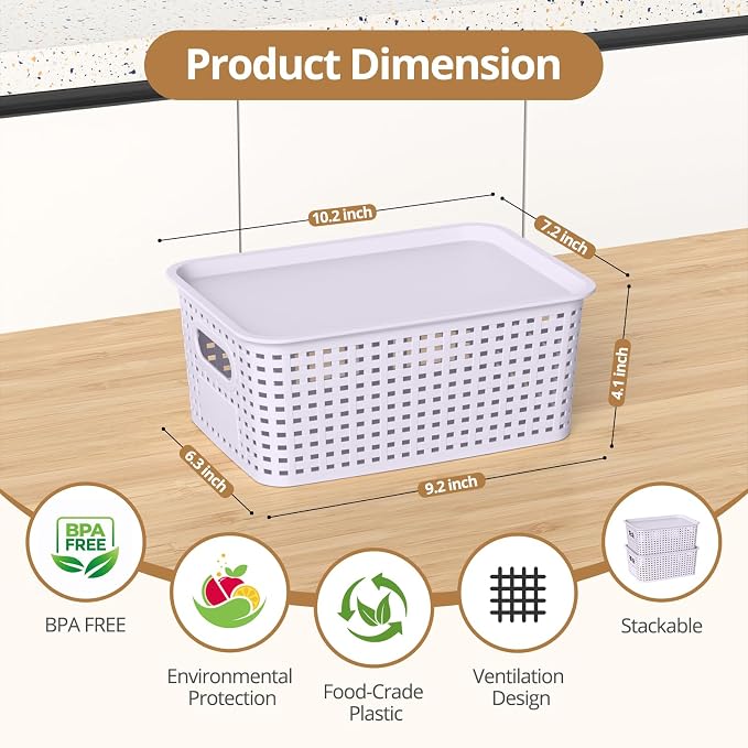 ZFTMRR Plastic Storage Basket - Image 2