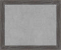 Amanti Art Grey Framed Magnetic Board 19x23 Small Vision Board by AmantiArt