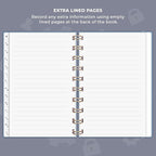 Clever Fox Password Book Spiral – Mini Internet Address & Password Organizer - Image 6