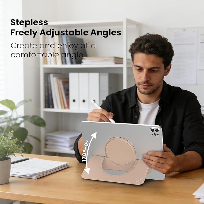 Nillkin Adhesive Tablet Stand, 0.14 inch Invisible Slim iPad Holder, Stepless - Image 6
