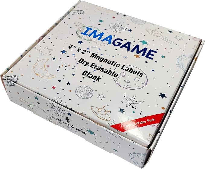 Dry Erase Magnets, Blank Magnetic Dry Erase Labels, Erasable Magnets - Image 4