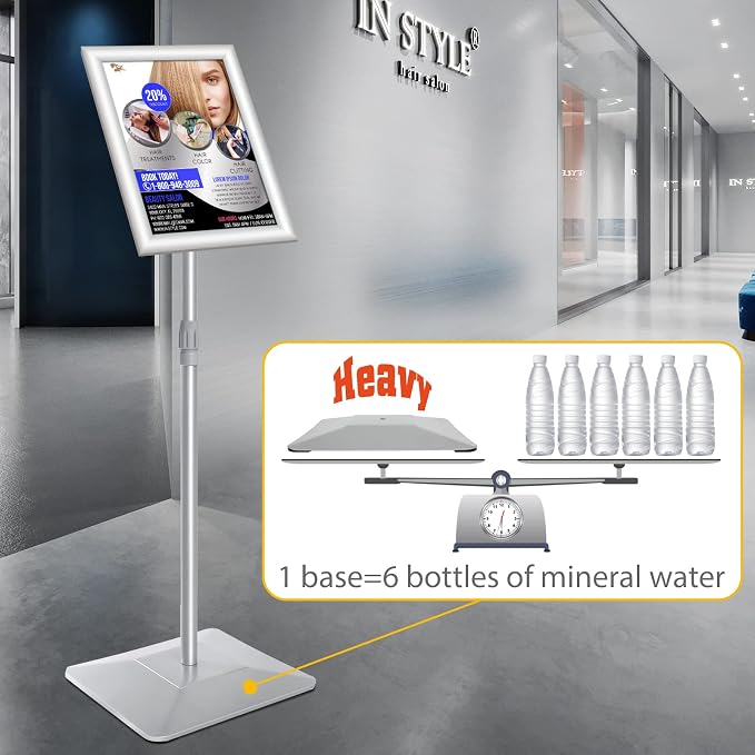 VAIIGO 8.5"x11" Pedestal Poster Stand - Image 7