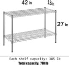 Regal Altair 18" Deep x 42" Wide x 27" Height Wire Shelving Kit | 2-Tier | NSF - Image 3