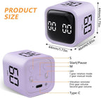 GuDoQi Multi-Function Cube Timer, 5/10/30/60 Min & Custom Count Down, Included - Image 2