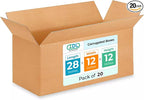 Long Shipping & Moving Boxes 28"L x 12"W x 12"H by IDLPackaging