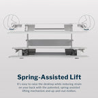Vari Varidesk Pro Plus 36 Standing Desk Converter – 11 Height Settings + Spring - Image 6