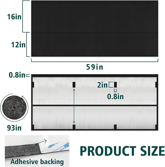 EcoBrisa 60" Under Desk Privacy Panel - Image 2