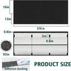 EcoBrisa 60" Under Desk Privacy Panel - Image 2
