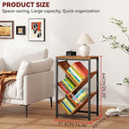 IBUYKE 5 Tier Tree Bookshelf, Small Desktop Bookshelf - Image 3
