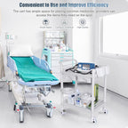 Medical Carts with Wheels 2 Tier Mobile Esthetician Cart 220 LBS Load Hospital - Image 9