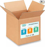 Small Cube Moving & Shipping Boxes 8"L x 8"W x 8"H by IDLPackaging