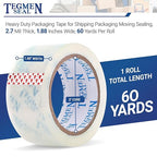 TegmenSeal Heavy Duty Clear Packing Tape - Image 6