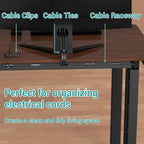Cable Hider Raceway Kit, Magnetic Cable Management Under Desk - Image 4
