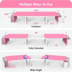 Simple Houseware Desk Dual Monitor Stand Riser - Image 3