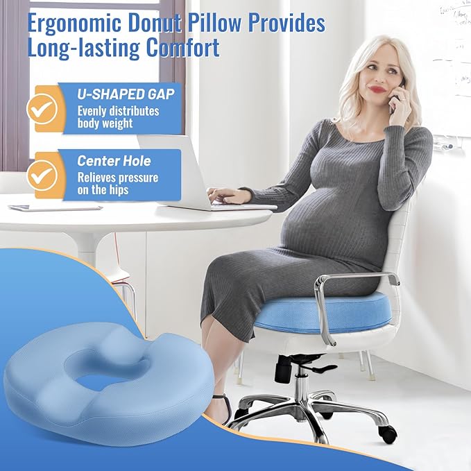 CloudBliss Donut Pillow Seat Cushion Chair Pad - Image 3