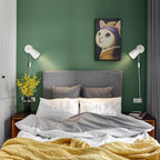 Ahaloye Set of 2 White Wall Sconce Finished Rotatable Simplicity Wall Mount - Image 4