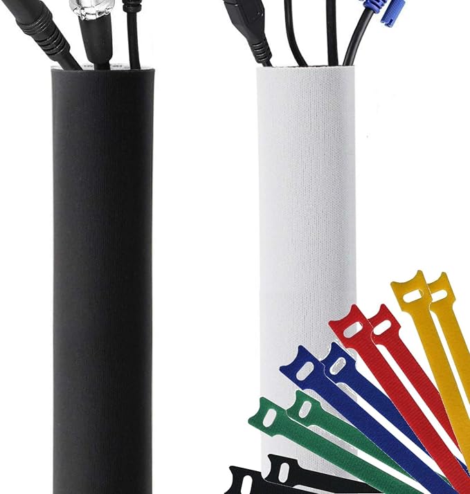 Premium 120" Cable Management Sleeve, Best Cords Organizer by ProMaster