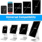 AboveTEK Elegant Tablet Stand, Aluminum iPad Stand Holder, Desktop Kiosk POS - Image 2
