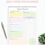 ADHD Daily Planner Notepad Daily Planner Desk Pad & Task Management Notepad to - Image 3