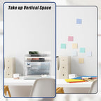 EASEPRES Desk File Organizer Mesh 4-Tier, Hanging Wall Mount Document - Image 4