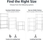 Amazon Basics 5-Shelf Adjustable, Storage Shelving Unit, Steel Organizer Wire - Image 6