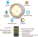 Onumii LED Puck Lights Battery Operated LED Under Cabinet Lighting Wireless - Image 6
