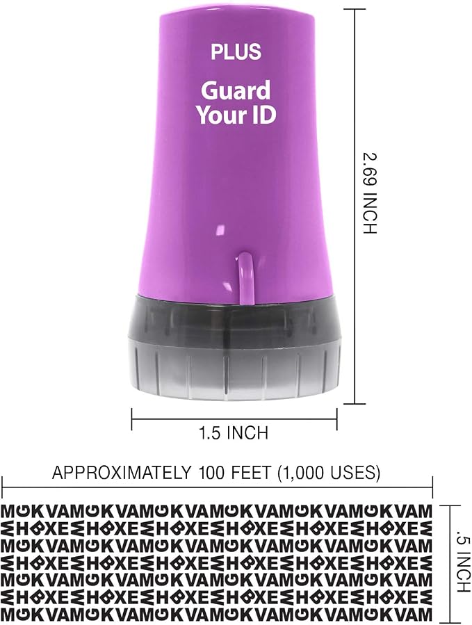 Identity Theft Protection Roller 3-Pack Advanced 2.0 Security Stamp by Guard - Image 5