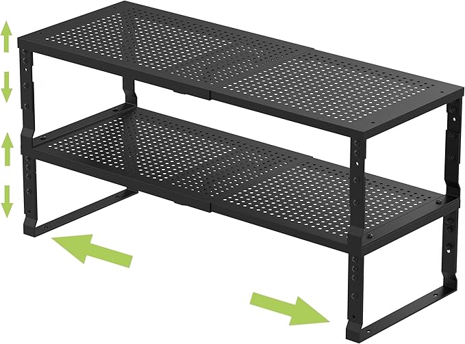 Jojocross Expandable Adjustable Stackable Kitchen Organizer, Spice Rack by JOJOCROSSHIGHQUALITYLIFE