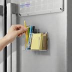 AITEE Magnetic Pen Holder for Refrigerator, Holds Markers, Scissors & Notes - Image 3