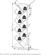Furinno Tree Book Shelf, 9-Tier Bookshelf, Tree Bookcase - Image 3