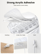 12Pack Cord Organizer Spring Cable Holder Clips - Image 4