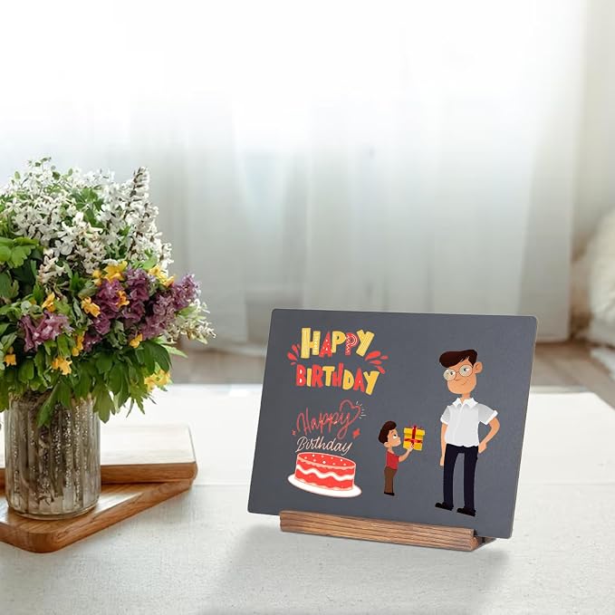 JDEA Wooden Double-Sided Chalkboard - Image 8