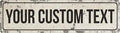 Rustic Custom Metal Sign by TheSignShoppe