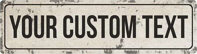 Rustic Custom Metal Sign by TheSignShoppe