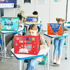 Crtiin 24 Pcs Privacy Folders for Students Desk Dividers Standard School - Image 7