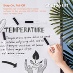 Shuttle Art Dry Erase Markers, 15 Pack Black Magnetic Whiteboard Markers - Image 6