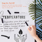 Shuttle Art Black Dry Erase Markers, 60 Pack Magnetic Whiteboard Markers - Image 6