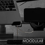 ULTRARM Moodular Add-ons Cable Organizer 2 Pack Black MSA-CO - Image 2