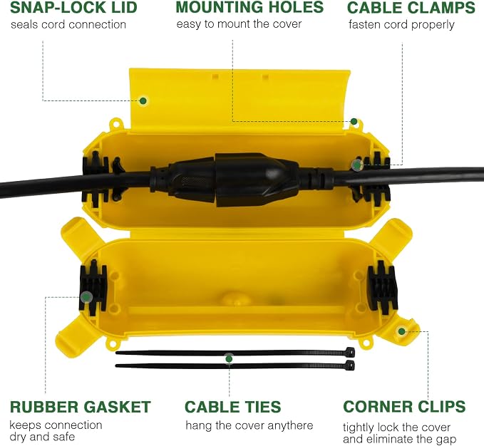 Flemoon Outdoor Extension Cord Safety Cover - Image 2