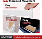 HOMEDANT 47.7" W 5 Tier Heavy Duty Garage Shelving Adjustable Metal Rack - Image 7